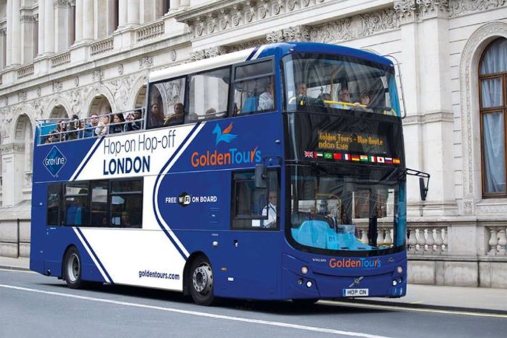 Golden Tours Hop On Hop Off Sightseeing Bus London