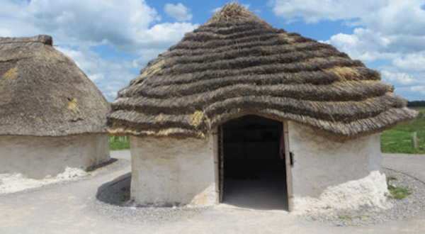 Stonehenge exhibit huts