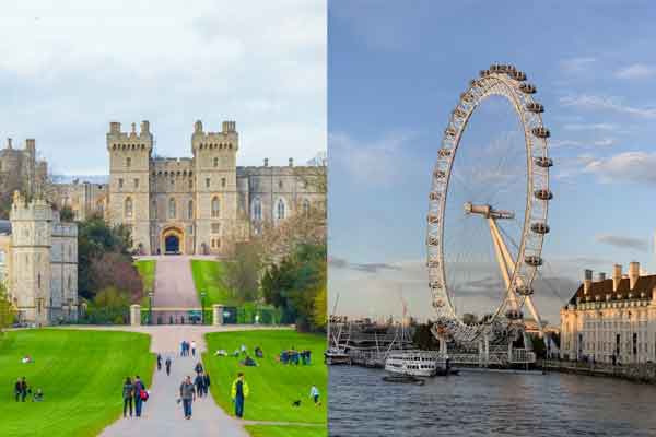 Windsor Castle & London Eye