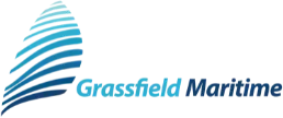 Grassfield Maritime logo, Branding and website design for marine engineering company