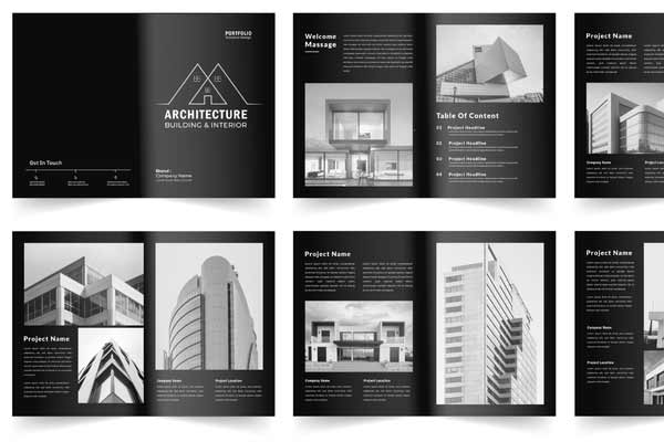 architecture portfolio website