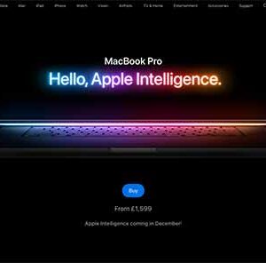 apple.com website screenshot: learn more about MacBook