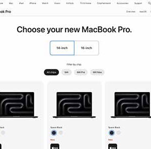 apple.com website screenshot: buy the macbook